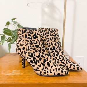 Qupid Cheetah Print Bootie